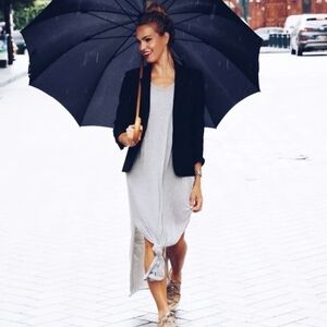 BURU Mama Heather Gray Maxi Dress